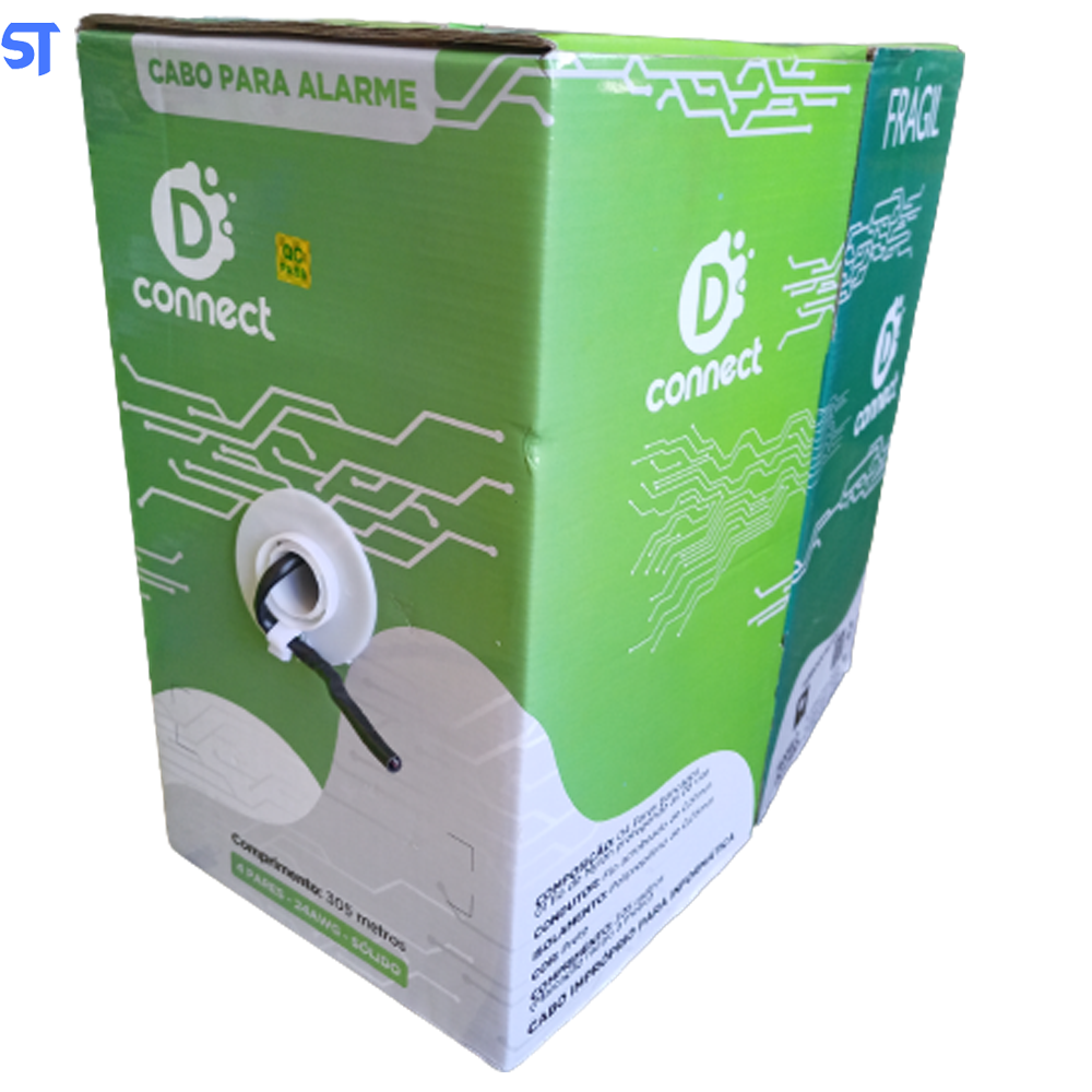 Metro de Cabo de Rede Cat 5 D Connect Preto